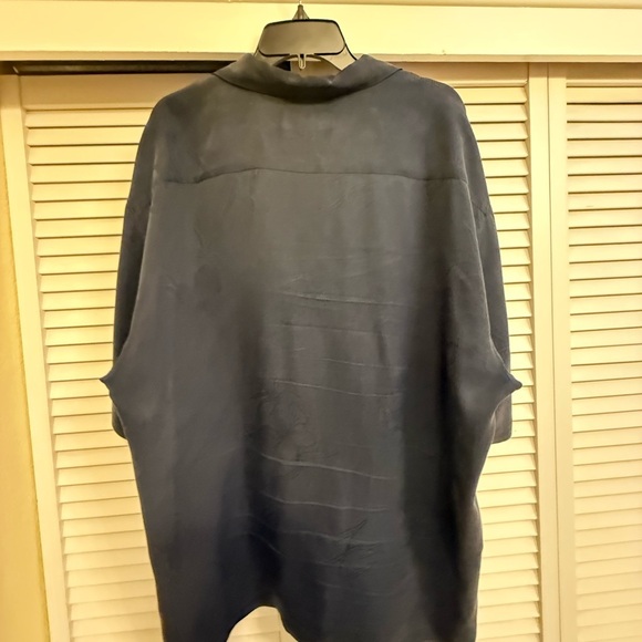 Greg Norman Men's Sz XL Dark Blue Button-Up Shirt - Picture 7 of 12